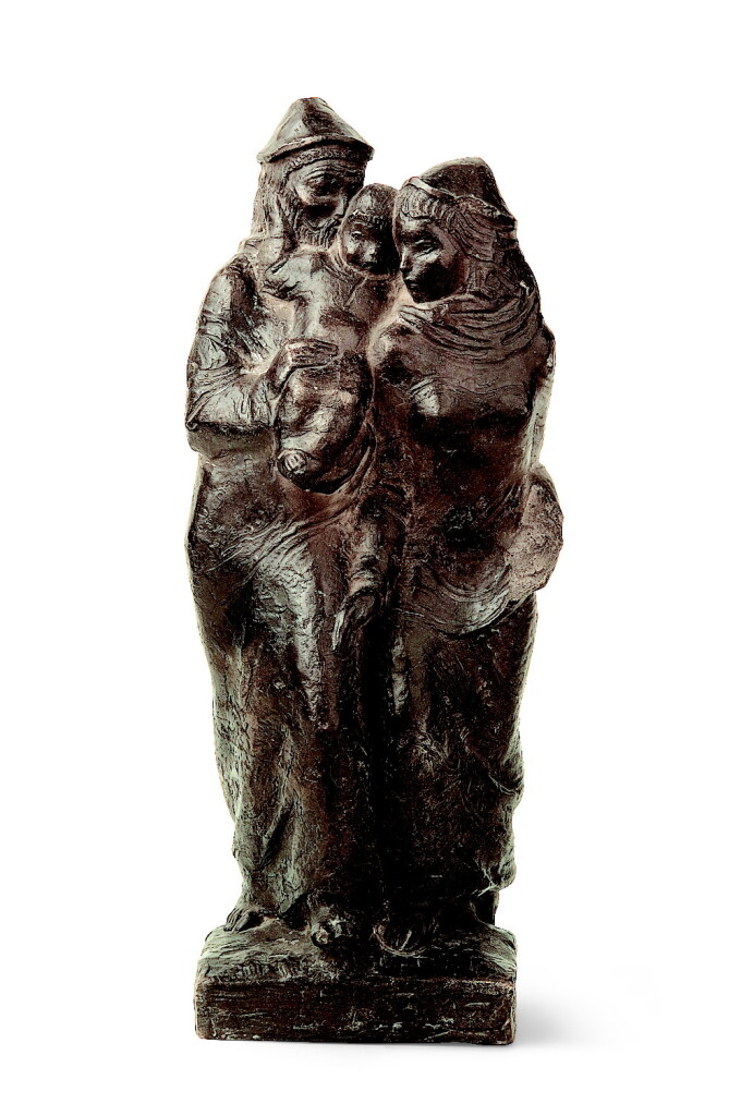 Kerényi Jenő: Szent Család, 1940, patinázott terrakotta, 34 cm; ltsz.: K.2006.305.1 / R. 1006.